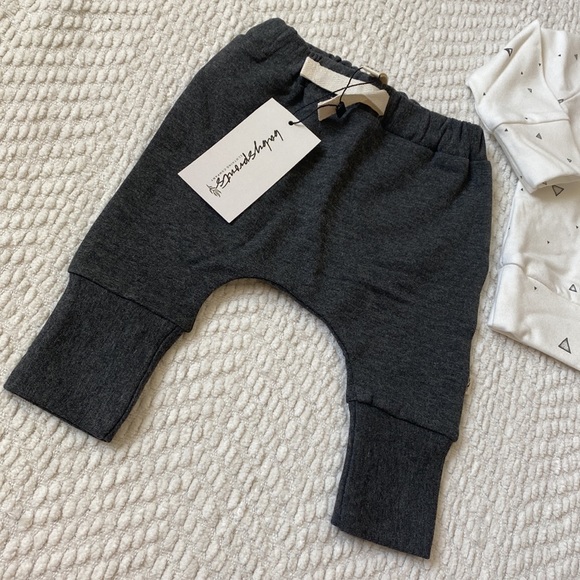 Babysprouts || Raglan Sweatshirt + French Terry Slim Harems Sweatpants - Picture 3 of 7